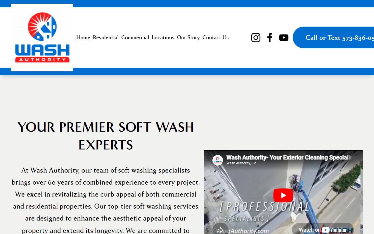 Wash Authority — website built by Creators Corner
