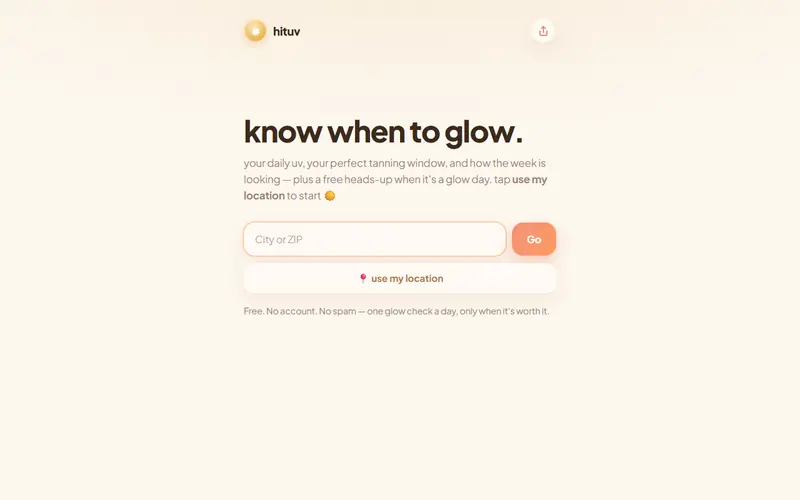 HitUV — screenshot