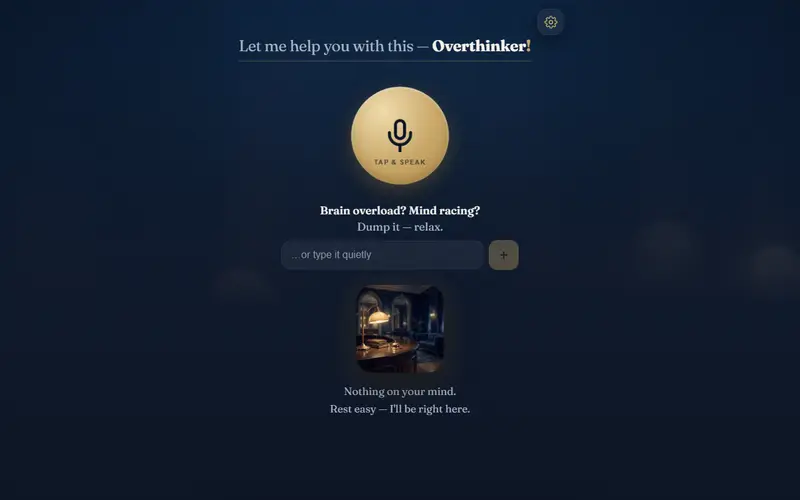 Overthinker! — screenshot